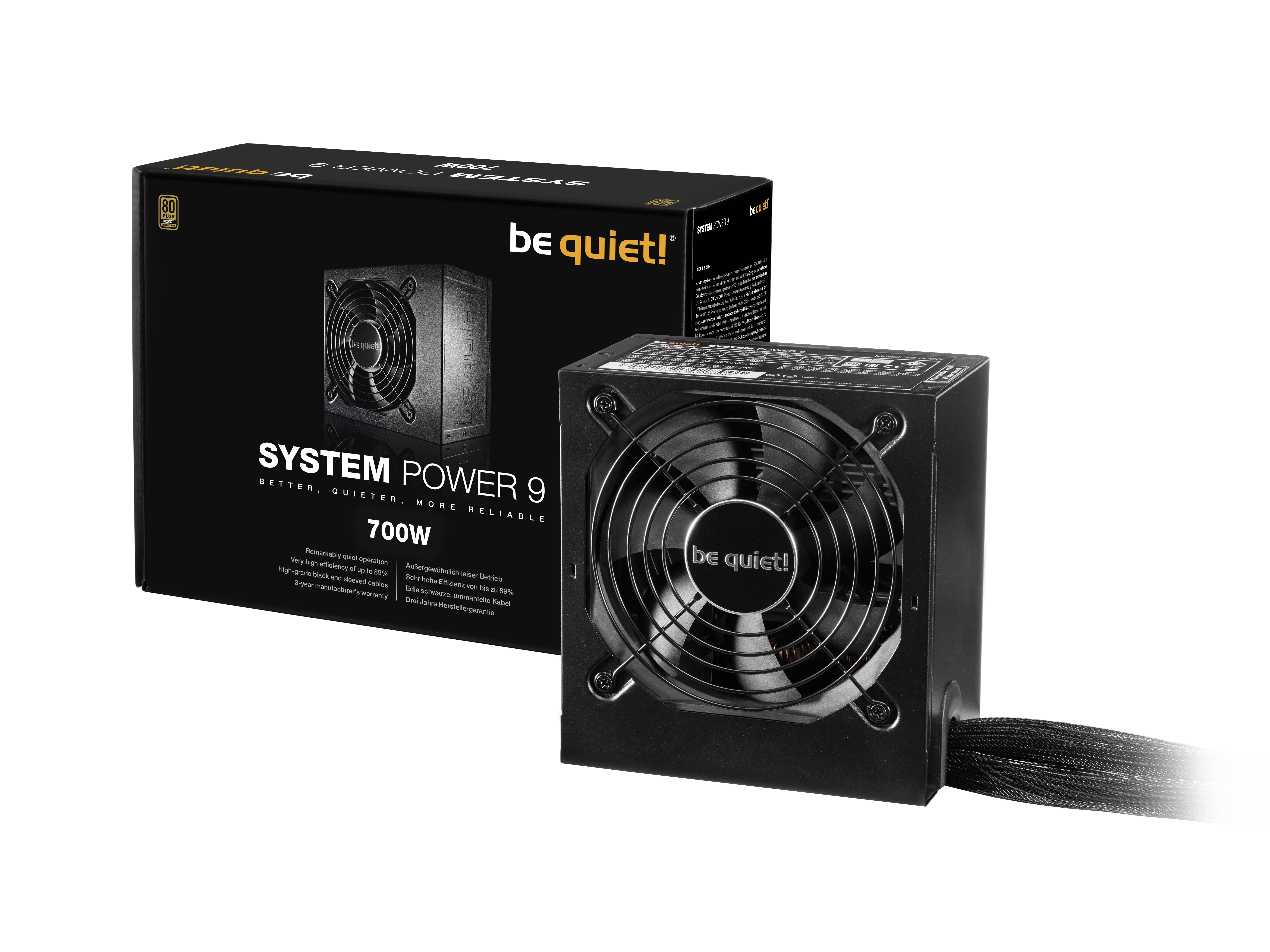 Alimentation Be Quiet Systeme Power B8 450W [3930068] à 50.64