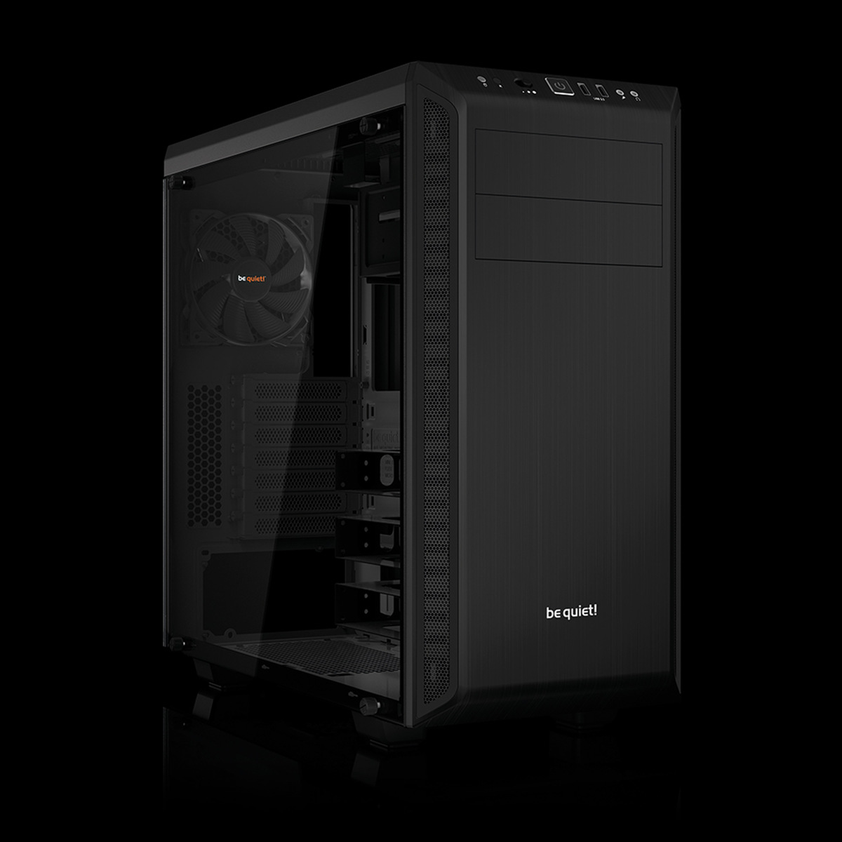 PURE BASE 600 | Window Black silent essential PC cases from be quiet!