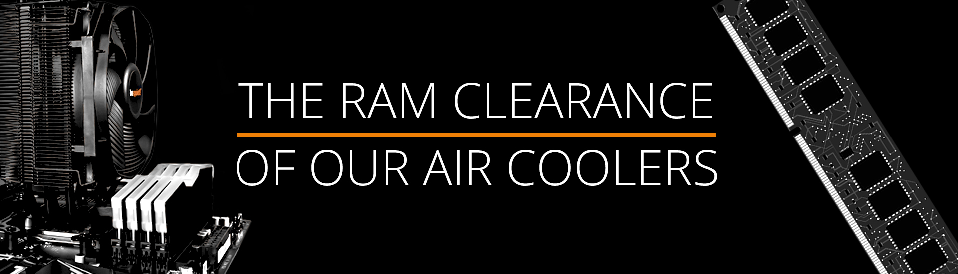 The clearance of our air coolers