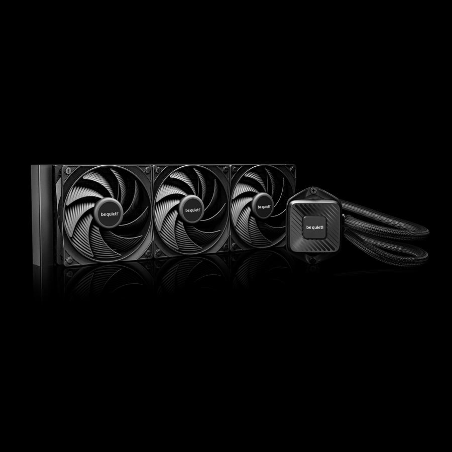 Be quiet pure loop 3 360mm bw029eu vodno hlajenje sprednji prikaz