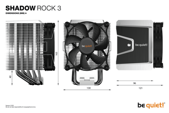 SHADOW ROCK 3 silent premium Air coolers from be quiet!