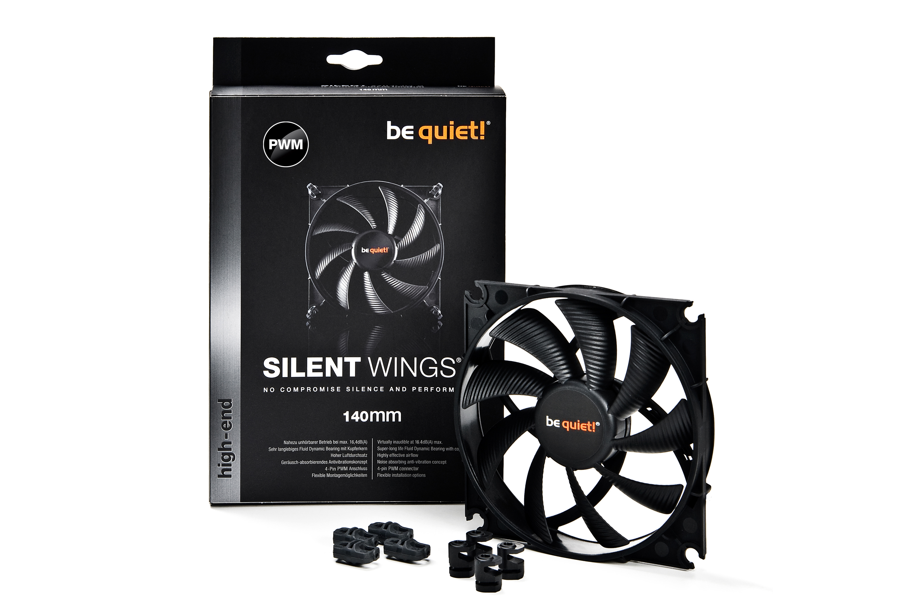SILENT WINGS 2 | 140mm PWM leise high-end Lüfter von be quiet!