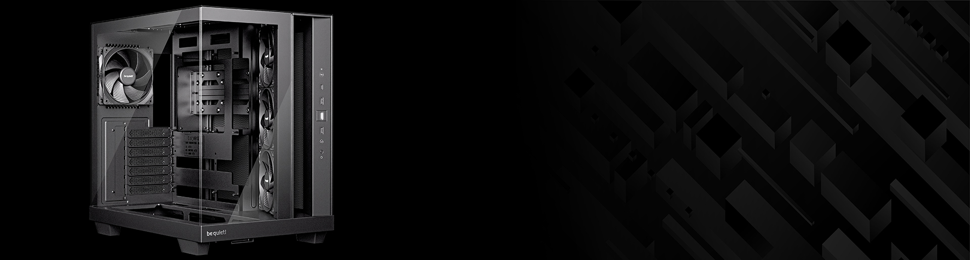Light Base 500 features 4 preinstalled Pure Wings 3 fans