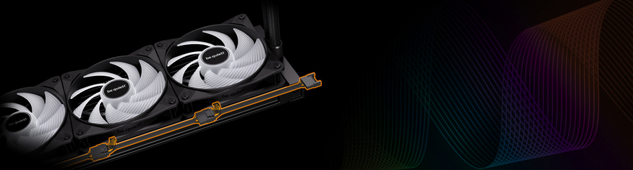 Be quiet pure loop 3 lx 360mm ventilatorji light wings lx pwm high-speed