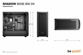 Be Quiet Shadow Base 800 DX Review