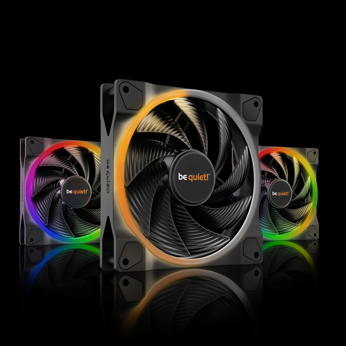 LIGHT WINGS | 140mm PWM HS 3-Pack silent essential Fans from