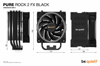 be quiet! Pure Rock 2 FX Black CPU Air Cooler Review