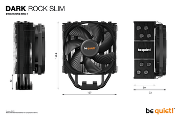 Belle promo sur le ventirad Be Quiet! Dark Rock Slim Air Tower