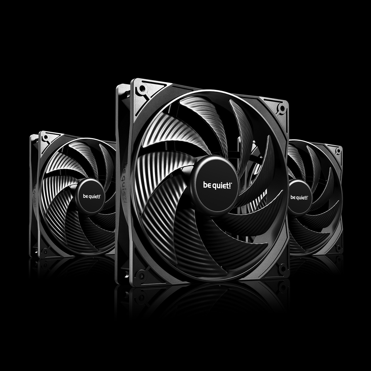 PURE WINGS 3 leise Lüfter für Ihren PC von be quiet