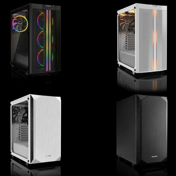 Silent PC cases for your PC from be quiet!