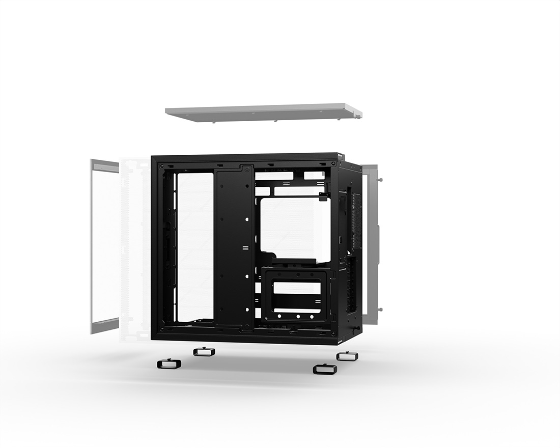 Case PC Be Quiet! Light Base 600 DX - Design Panoramico, ARGB, Dual Chamber - Foto 11