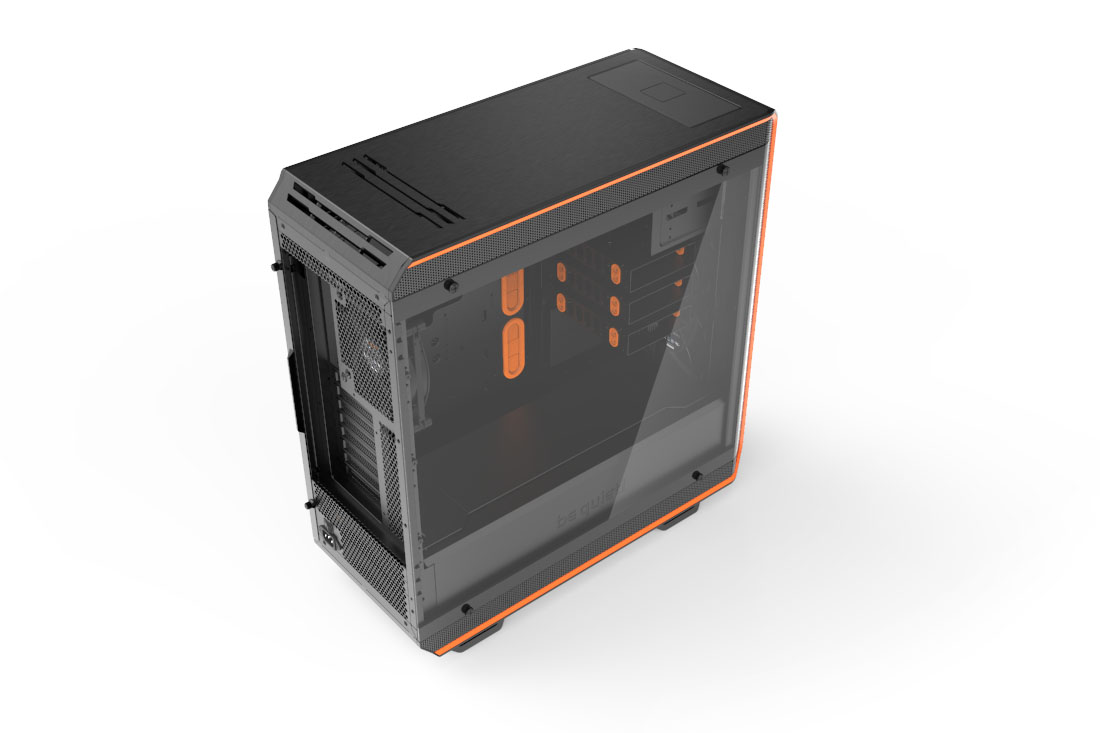 DARK BASE PRO 900  Orange rev. 2 silent high-end PC cases from be quiet!