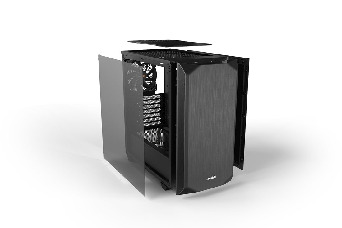 be quiet! Pure Base 500DX Black, Mid Tower ATX case, ARGB, 3 pre-Installed  Pure Wings 2, BGW37, Tempered Glass Window & Dark Rock Pro 4, BK022, 250W