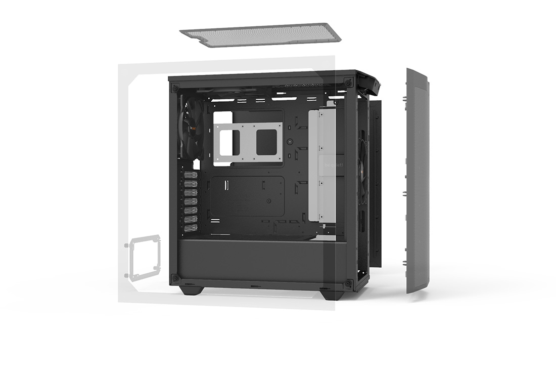 PURE BASE 500DX  Black silent essential PC cases from be quiet!