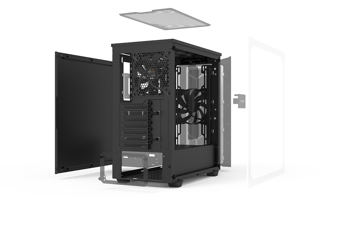 PURE BASE 500DX | Black silent essential PC cases from be quiet!