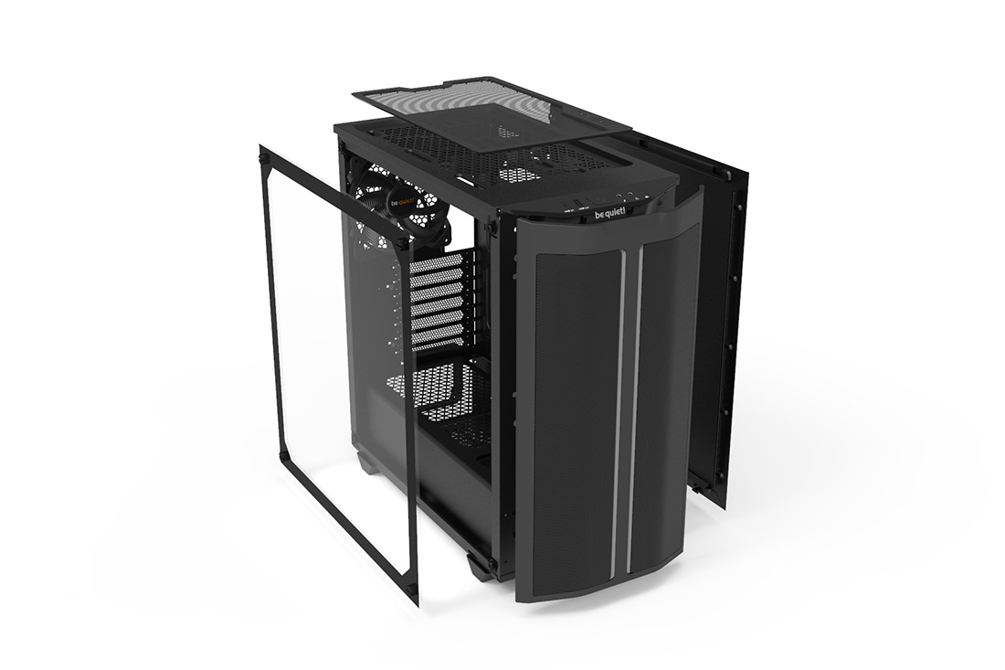 be quiet! Pure Base 500DX Black, Mid Tower ATX case, ARGB, 3 pre-Installed  Pure Wings 2, BGW37, Tempered Glass Window & Dark Rock Pro 4, BK022, 250W