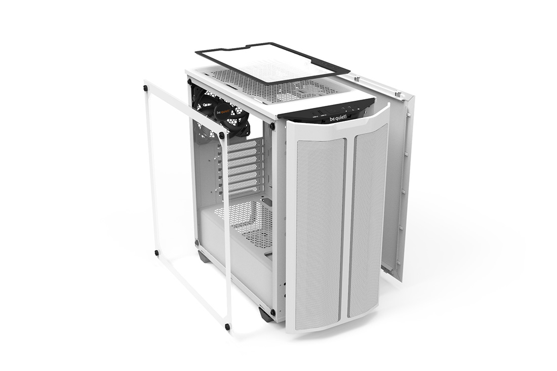 be quiet! Pure Base 500DX ARGB Midi Tower Case - White Tempered