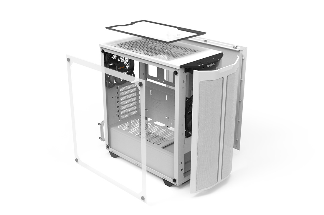 PURE BASE 500DX | White silent essential PC cases from be quiet!