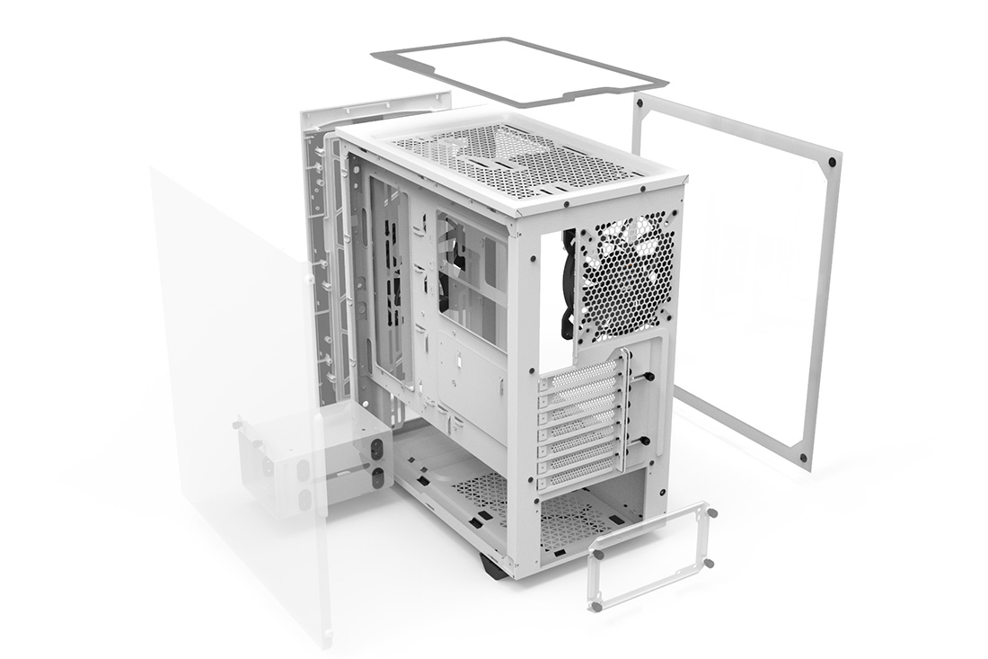 PURE BASE 500DX | White silent essential PC cases from be quiet!