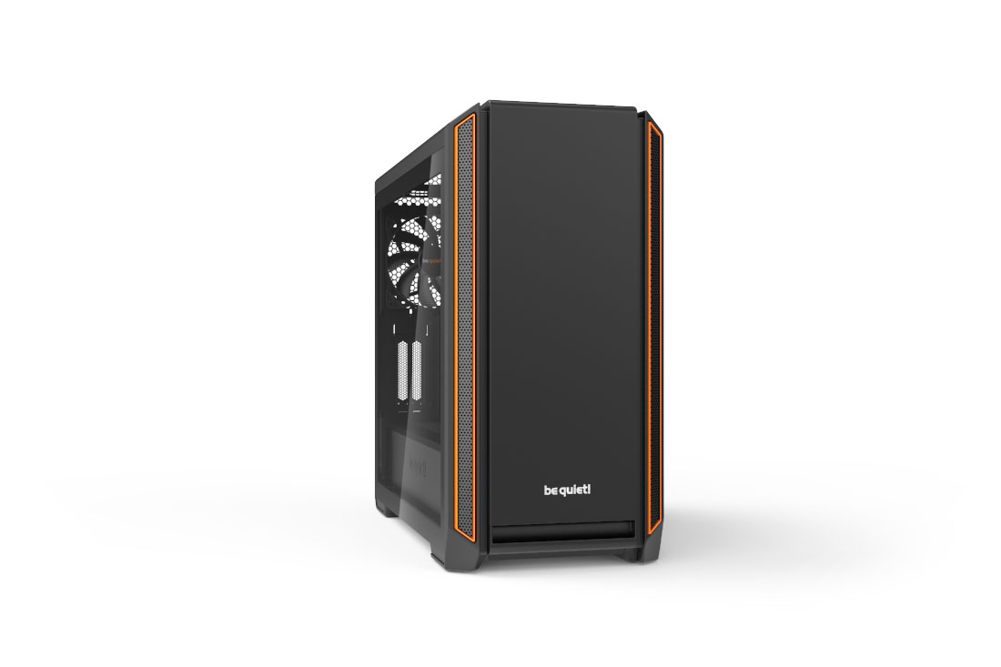 【PCケース】 Silent Base 601 Windows orange SILENT BASE 601 | Window Orange silent premium PC cases from