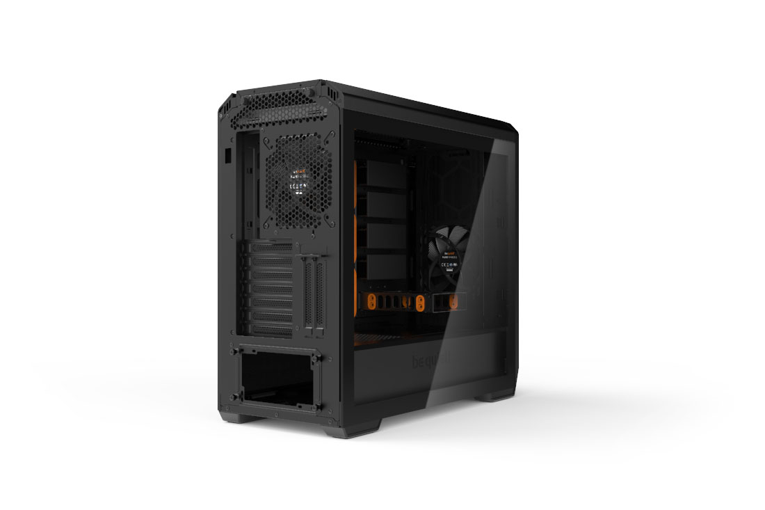 SILENT BASE 601 | Window Orange silent premium PC cases from be quiet!