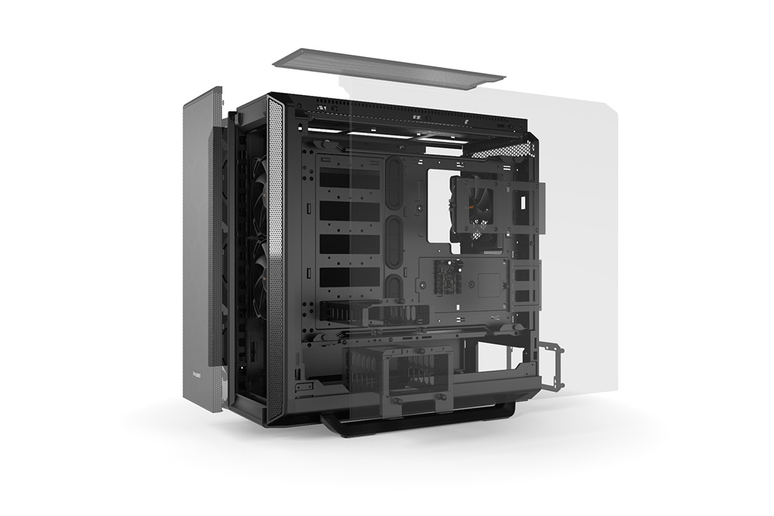 SILENT BASE 802 | Black silent premium PC cases from be quiet!