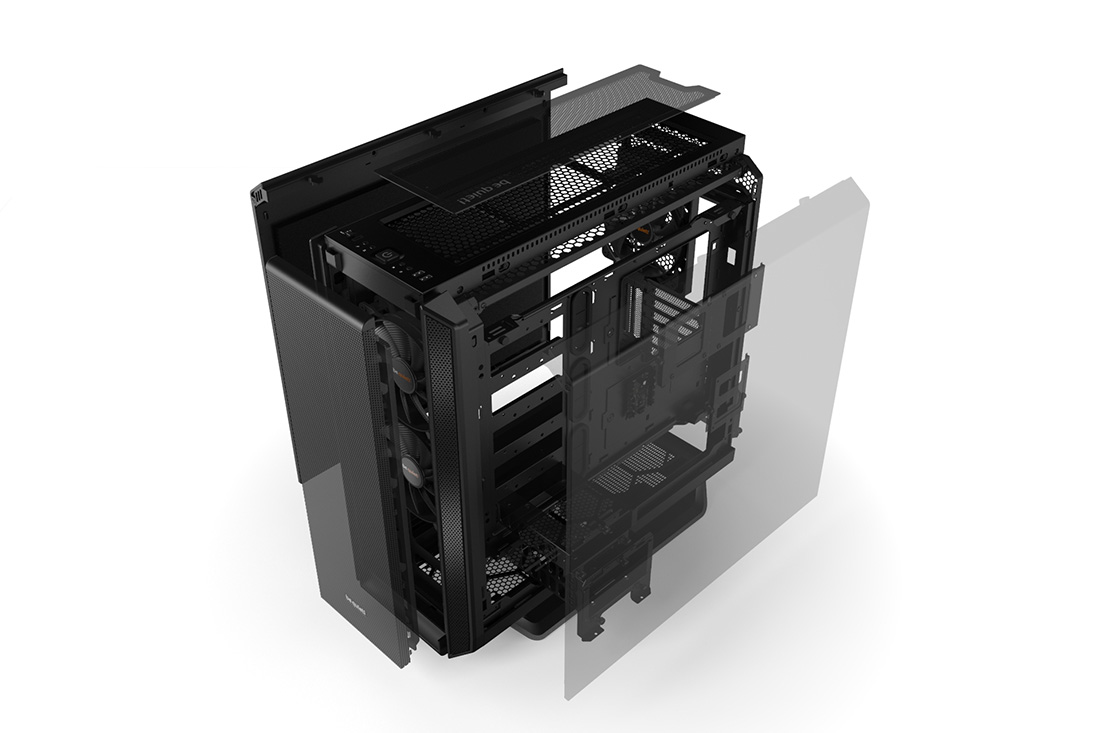 SILENT BASE 802 | Black silent premium PC cases from be quiet!