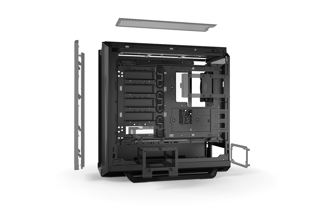 SILENT BASE 802 | Window Black leise premium PC Gehäuse von be quiet!