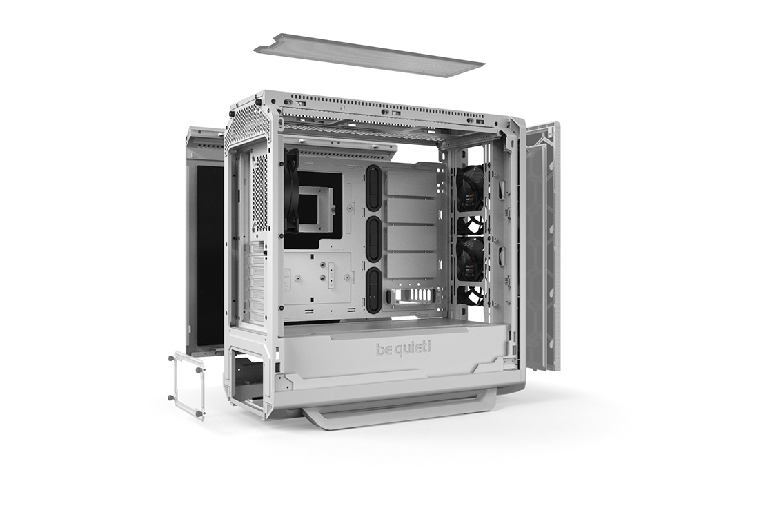 SILENT BASE 802 | Window White silent premium PC cases from be quiet!