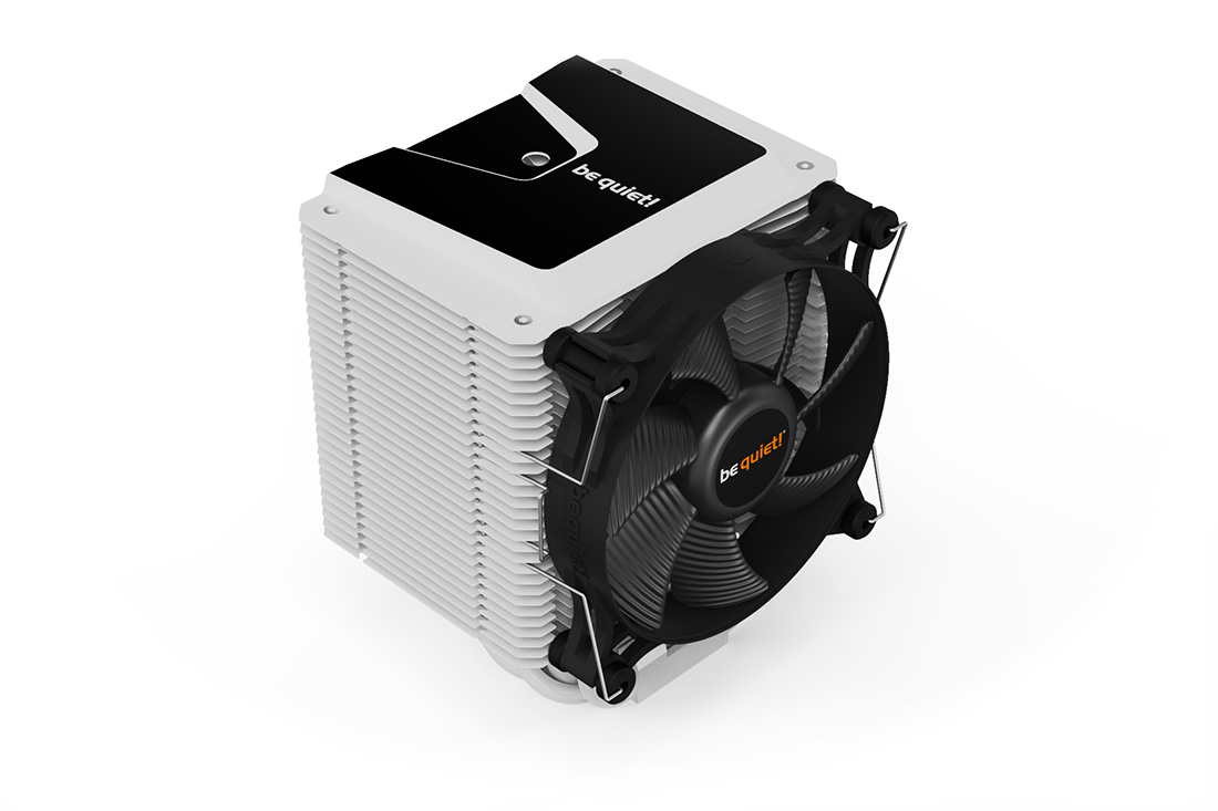 Asymmetrical Construction avoids Blocking Memory Slots 190W TDP be quiet BK005 Shadow Rock 3 White decoupled Silent Shadow Wings2 120mm PWM high-Speed Fan CPU Cooler 