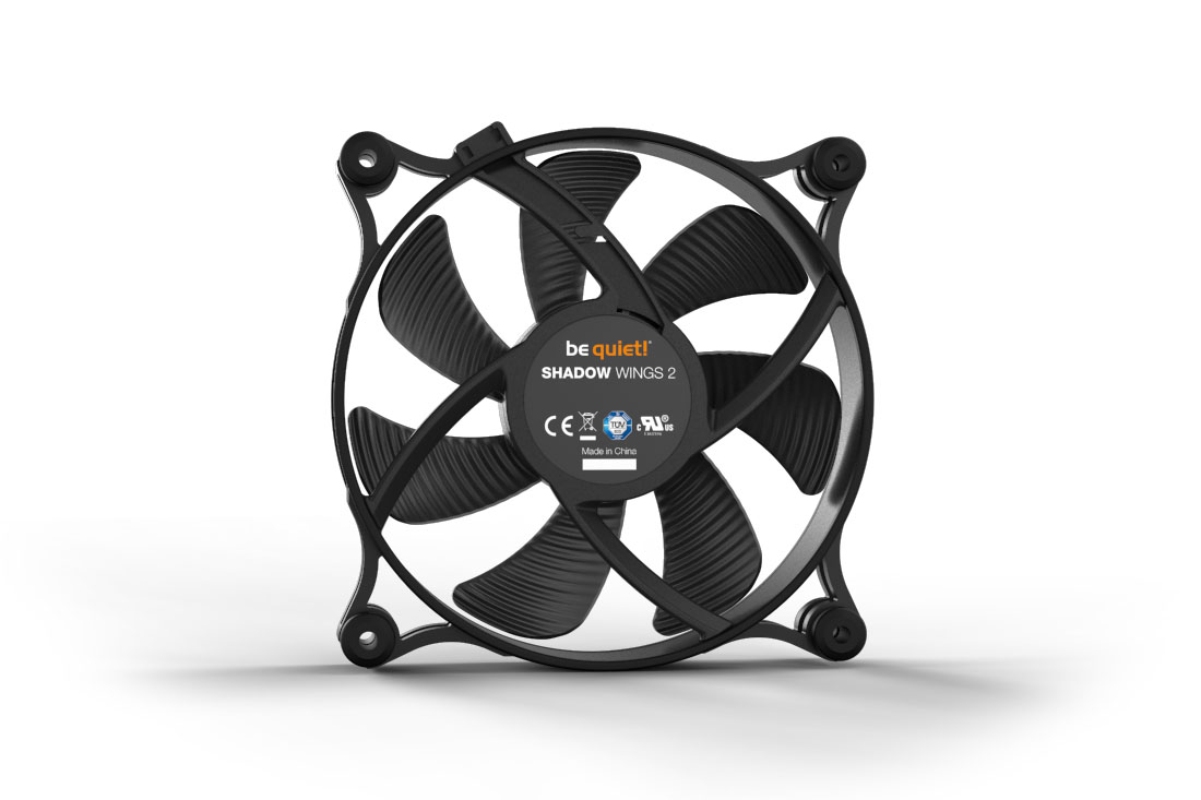 Shadow Wings 2 120mm PWM be quiet Rubber Fan Frame Designed in Germany Low Noise Operation Silent Computer Fans