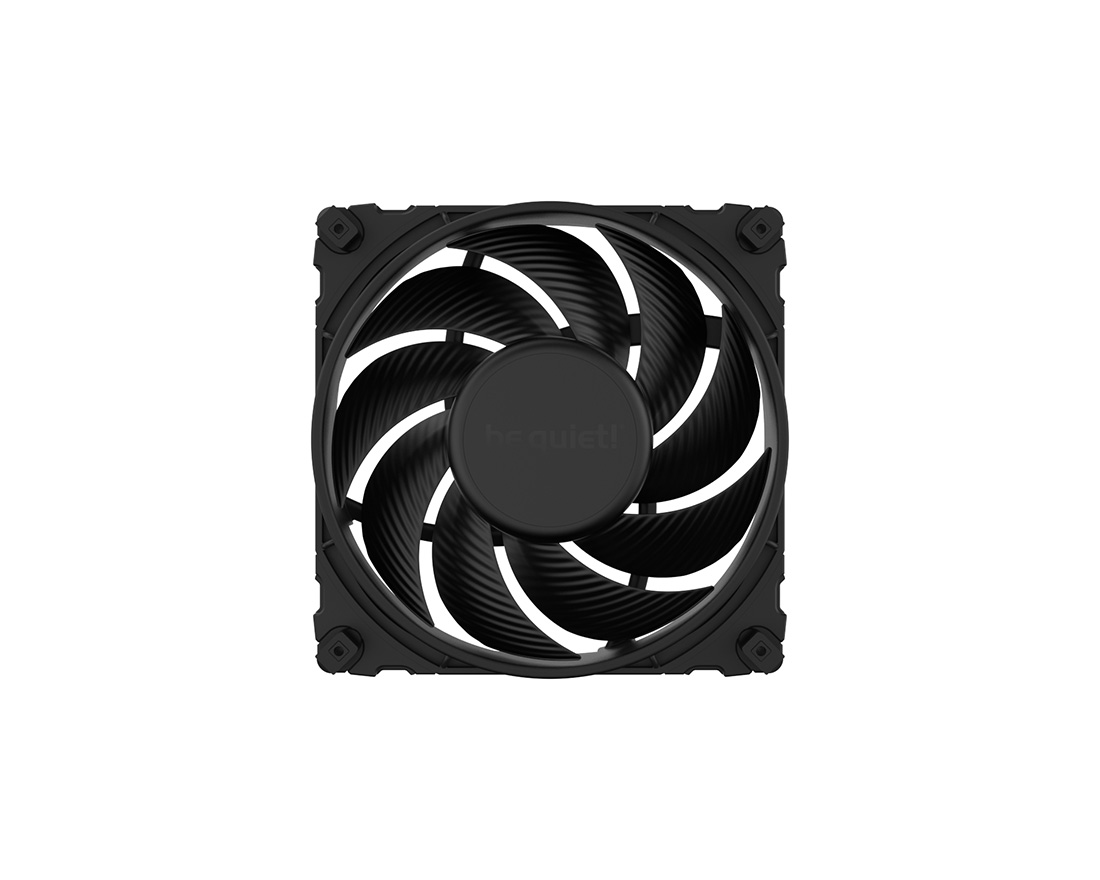 be quiet! SILENT WINGS 4  120mm PWM Carcasa del ordenador Ventilador 12 cm  Negro 1 pieza(s) negro, Ventilador, 12 cm, 2500 RPM, 31,2 dB, 76,7 cfm,  130,31 m³/h